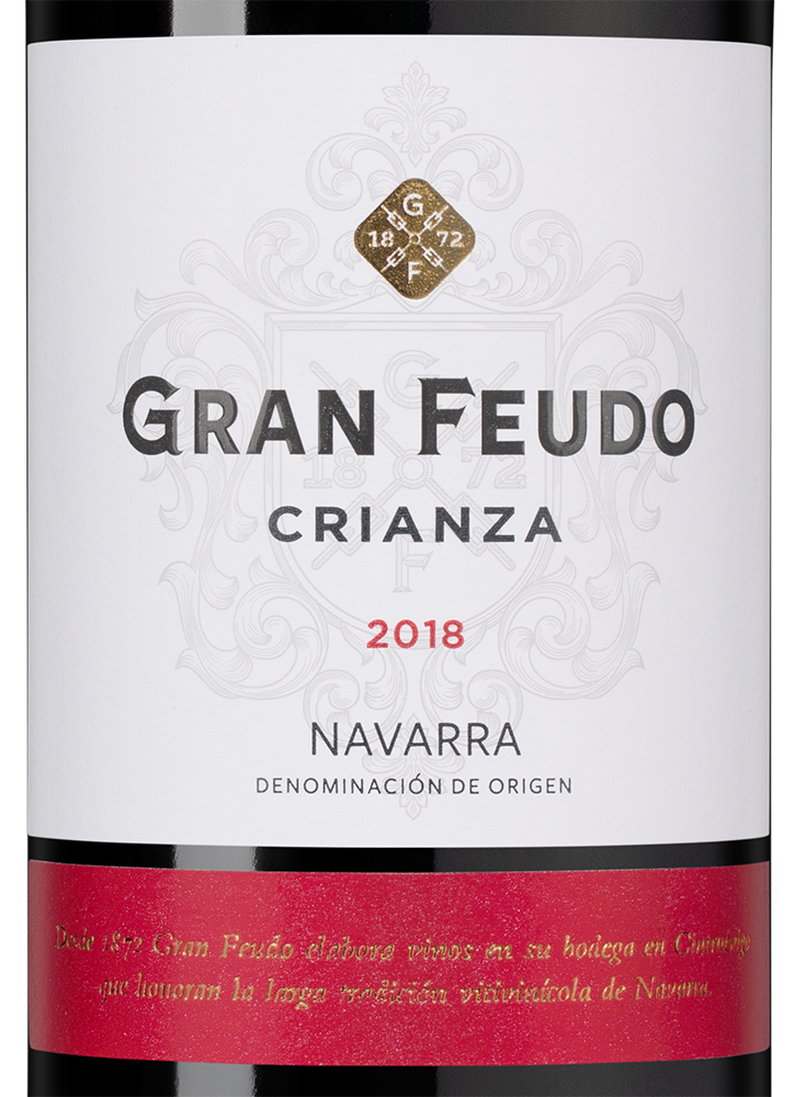 Вино Gran Feudo Crianza, Bodegas Chivite, 2018, (147068), Испания, Наварра, красное, сухое, 0.75 л, Гран Феудо Крианса, цена 2490 рублей