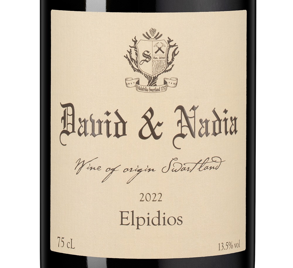 Вино Elpidios, David & Nadia, 2022, (155466), Южная Африка, Свортленд, красное, сухое, 0.75 л, Эльпидиос, цена 7990 рублей