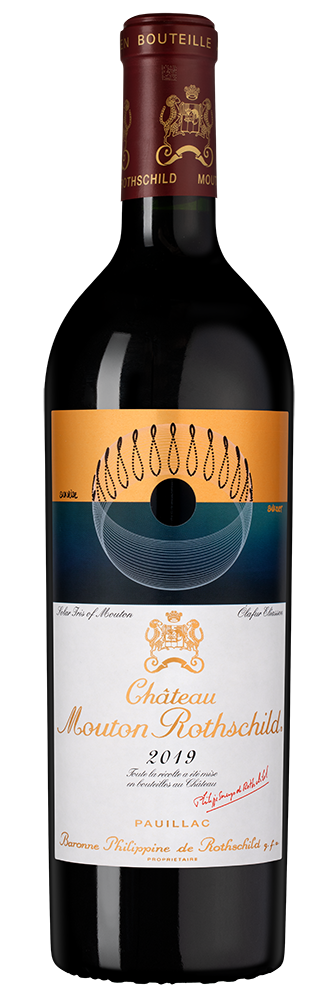 Вино Chateau Mouton Rothschild (Pauillac), 2019, (150145), Франция, Бордо, красное, сухое, 0.75 л, Шато Мутон Ротшильд, цена 214990 рублей