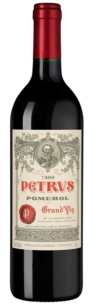 Вино Petrus, 1989, (154440), Франция, Бордо, красное, сухое, 0.75 л, Петрюс, цена 2999990 рублей