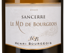 Вино с гармоничной кислотностью Sancerre Le MD de Bourgeois