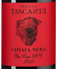 Вино Tenuta Tascante Ghiaia Nera, (131767), красное сухое, 2018 г., 0.75 л, Тенута Тасканте Гьяя Нера цена 4140 рублей