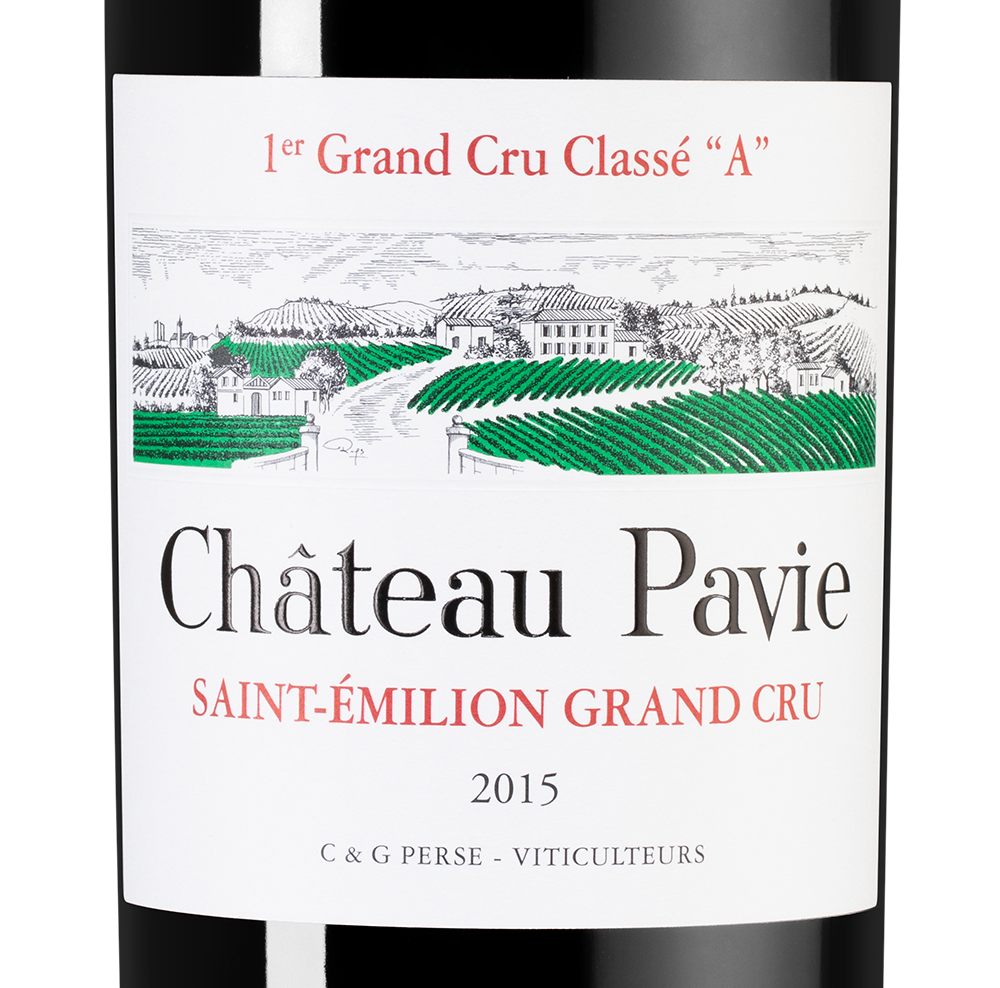 Вино Chateau Pavie, 2015, (150630), Франция, Бордо, красное, сухое, 0.75 л, Шато Пави, цена 114990 рублей