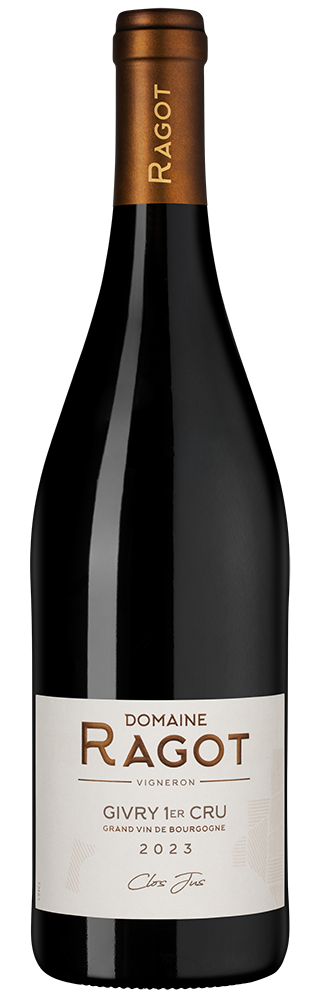 Вино Givry Premier Cru Clos Jus, Domaine Ragot, 2023, (155986), Франция, Бургундия, красное, сухое, 0.75 л, Живри Премье Крю Кло Жю, цена 11490 рублей