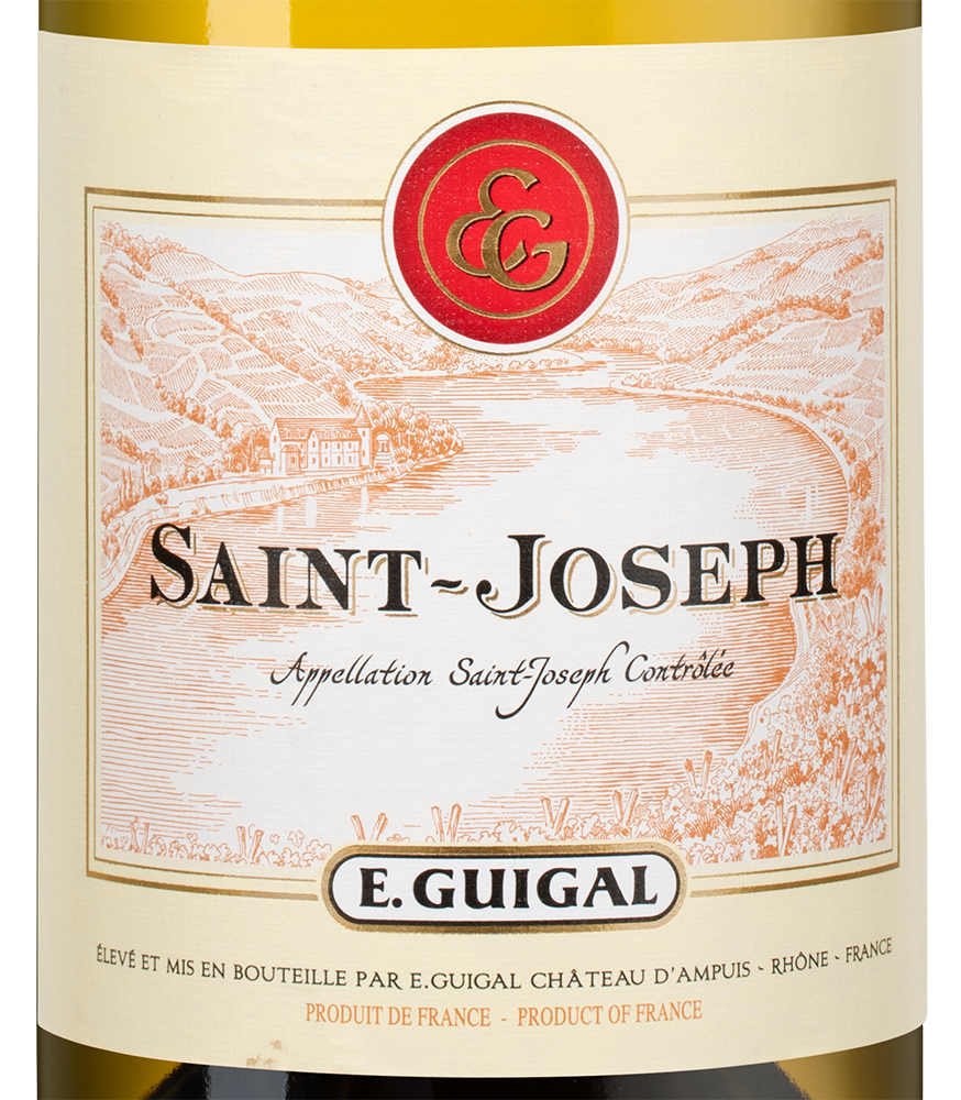 Вино Saint-Joseph Blanc, Guigal, 2020, (141241), Франция, Долина Роны, белое, сухое, 0.75 л, Сен-Жозеф Блан, цена 8990 рублей