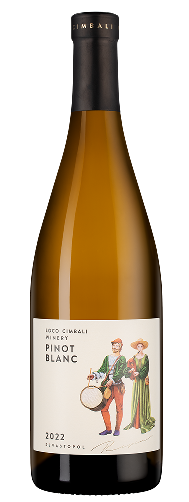 Вино Loco Cimbali Pinot Blanc, 2022, (144068), Россия, Крым, белое, сухое, 0.75 л, Локо Чимбали Пино Блан, цена 1568 рублей