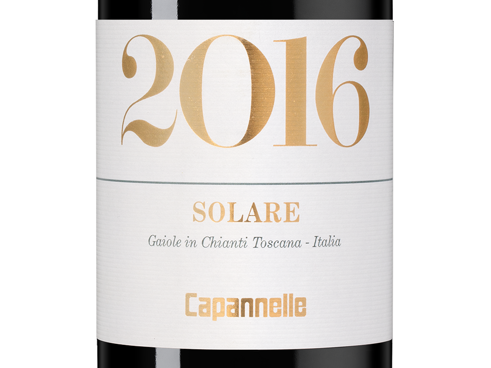 Вино Solare, Capannelle, 2016, 0.375л, (151892), Италия, Тоскана, красное, сухое, 0.375 л, Соларе, цена 6990 рублей