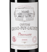 Вино 15 лет выдержки Chateau Grand-Puy-Lacoste Grand Cru Classe (Pauillac) RG