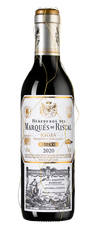 Вино Marques de Riscal Reserva, (148709), красное сухое, 2020 г., 0.375 л, Маркес де Рискаль Ресерва цена 2690 рублей