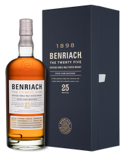 Виски Benriach 25 years old в подарочной упаковке, (142830), gift box в подарочной упаковке, Односолодовый 25 лет, Шотландия, 0.7 л, Бенриах 25 лет цена 99990 рублей