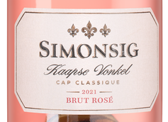 Розовое игристое вино и шампанское Kaapse Vonkel Brut Rose