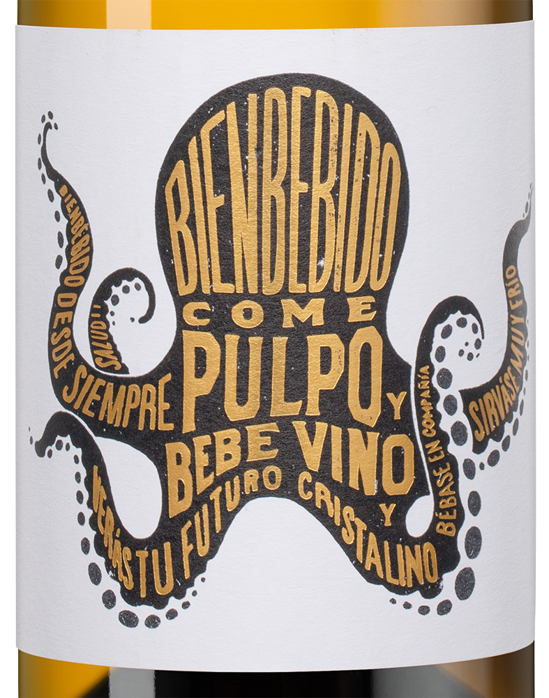 Вино Bienbebido Pulpo Albarino, Maetierra, (156795), Испания, белое, полусухое, 0.75 л, Бьенбебидо Пульпо, цена 1493 рублей