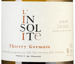 Вино L'Insolite, (125890), белое сухое, 2019 г., 0.75 л, Л'Инсолит цена 7290 рублей