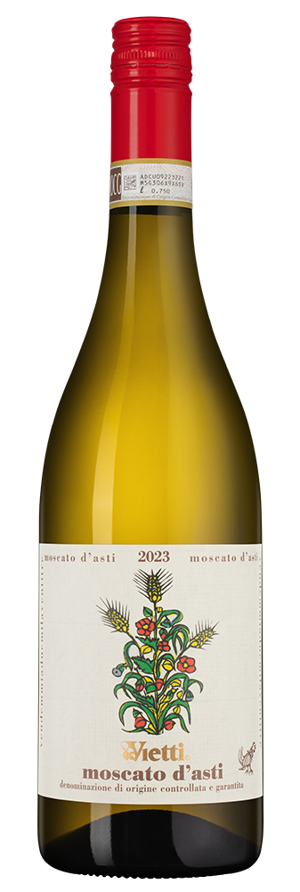 Игристое вино Moscato d'Asti, Vietti, 2023, (147419), Италия, Пьемонт, белое, сладкое, 0.75 л, Москато д'Асти, цена 5490 рублей