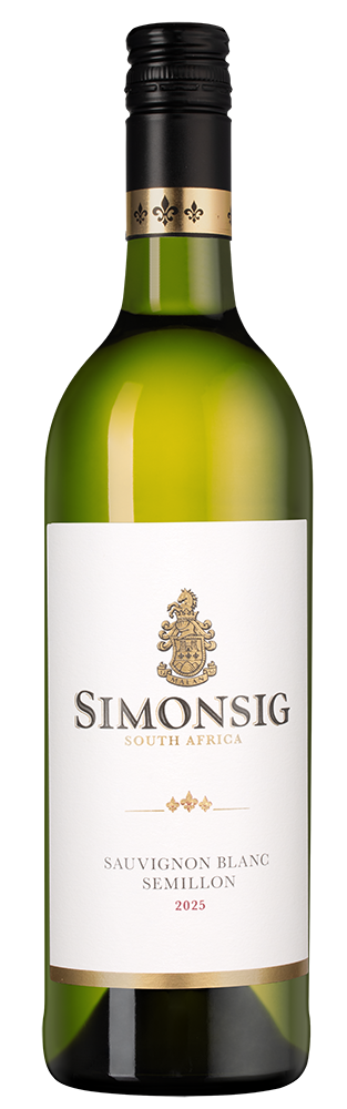 Вино Sauvignon Blanc / Semillon, Simonsig, 2025, (156646), Южная Африка, Стелленбош, белое, сухое, 0.75 л, Совиньон Блан / Семильон, цена 1493 рублей