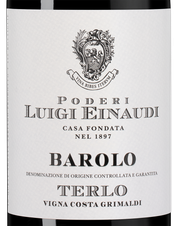 Вино Barolo Terlo Vigna Costa Grimaldi, (151111), красное сухое, 2016, 0.75 л, Бароло Терло Винья Коста Гримальди цена 19990 рублей