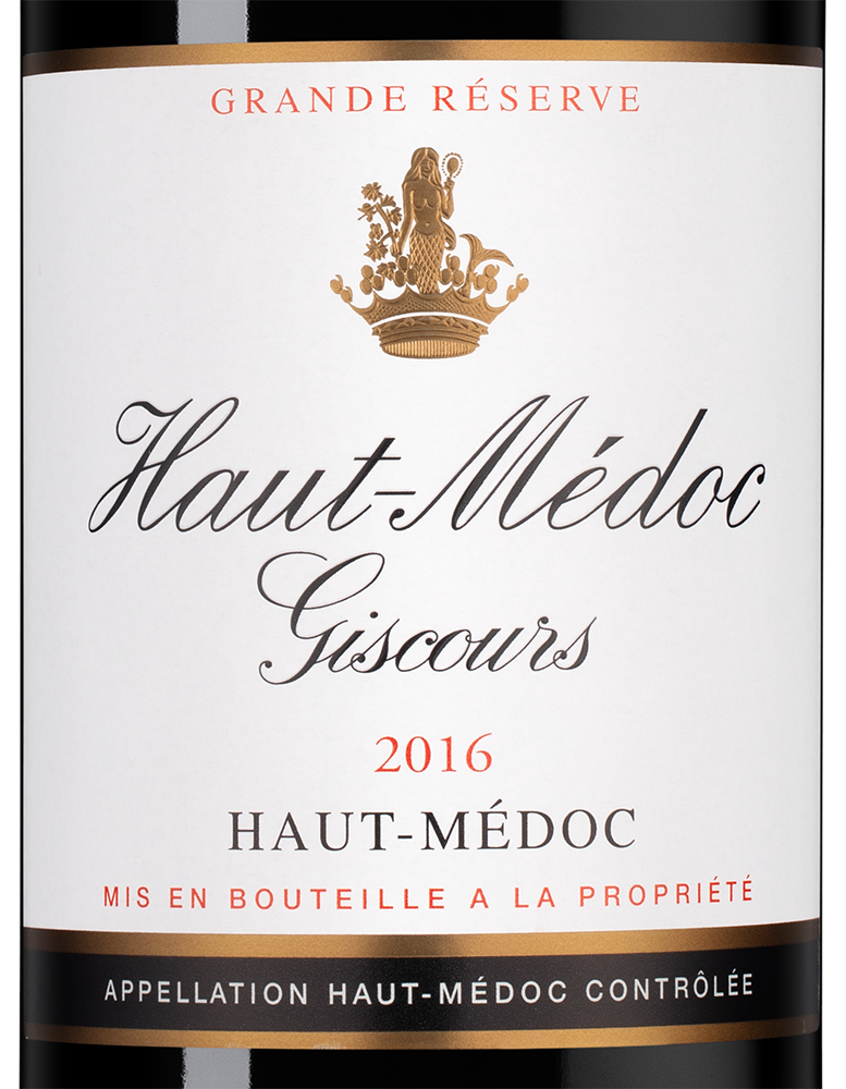 Вино Haut-Medoc Giscours, Chateau Giscours, 2016, (142273), Франция, Бордо, красное, сухое, 0.75 л, Шато Жискур, цена 6990 рублей