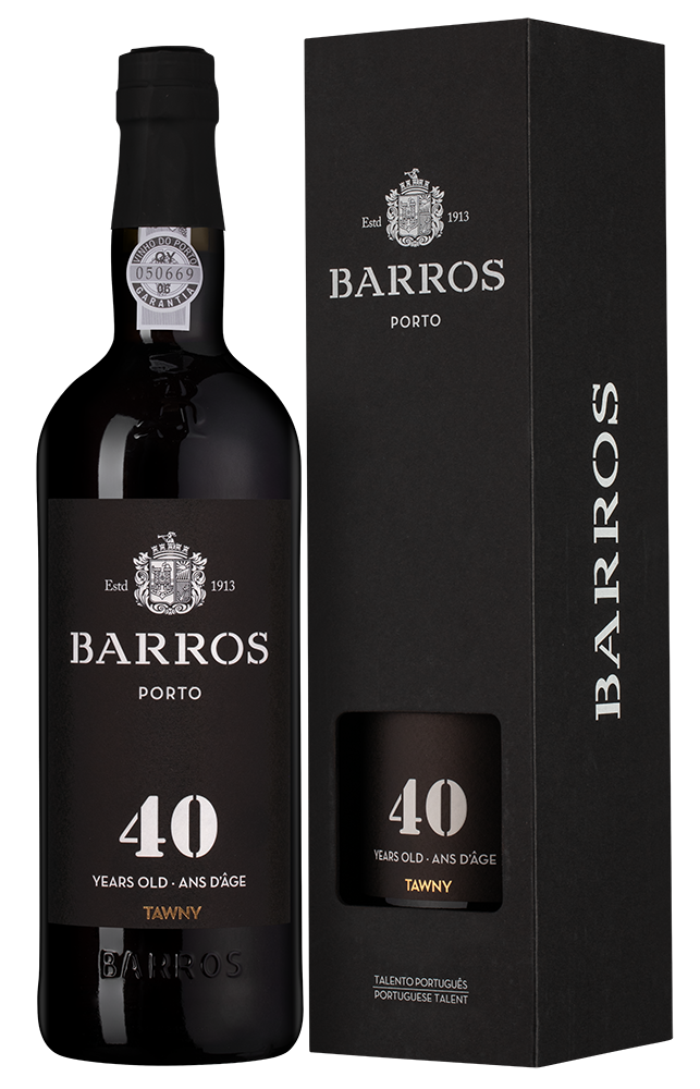 Портвейн Barros 40 years old Tawny в подарочной упаковке, (146206), Португалия, Дору, сладкое, 0.75 л, Барруш 40 еарс олд Тони, цена 27490 рублей