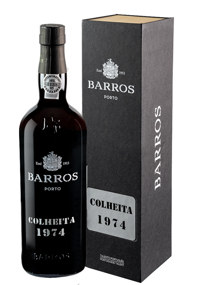 Портвейн Barros Colheita в подарочной упаковке, 1974, (146220), Португалия, Дору, сладкое, 0.75 л, Барруш Кулейта, цена 42490 рублей