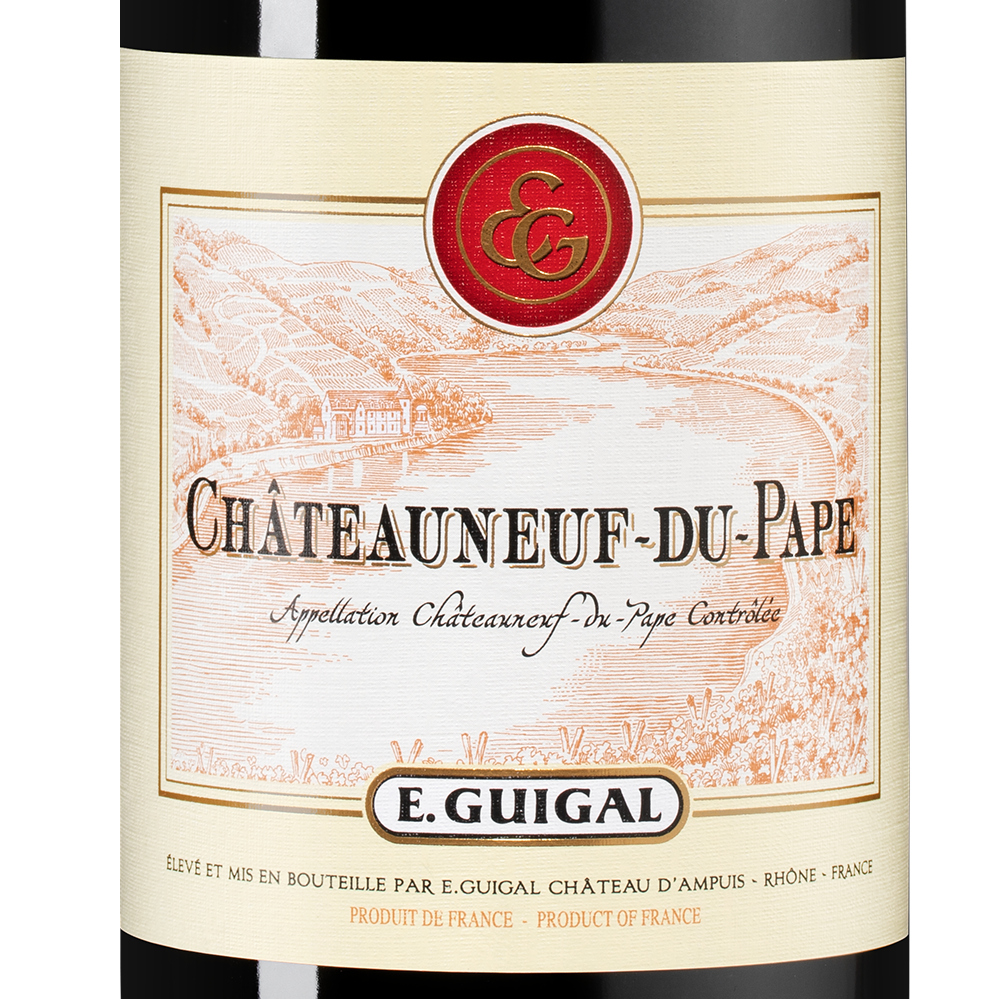 Вино Chateauneuf-du-Pape Rouge, Guigal, 2019, (148065), Франция, Долина Роны, красное, сухое, 0.75 л, Шатонёф-дю-Пап Руж, цена 12990 рублей