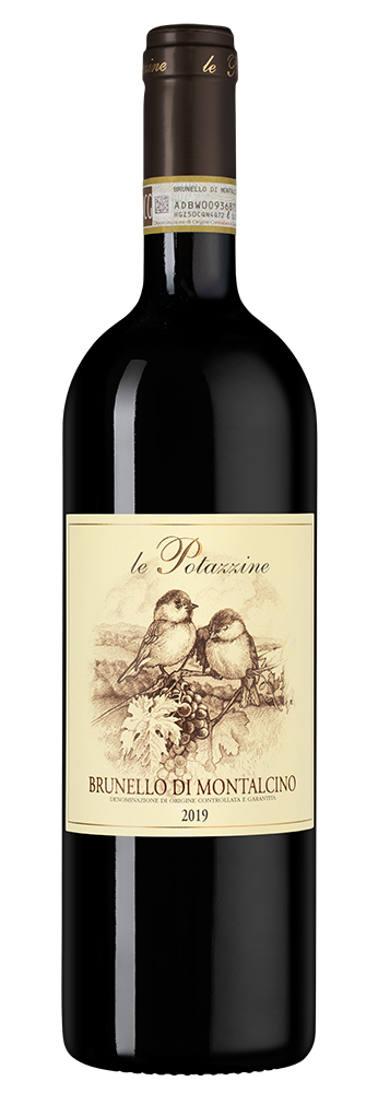 Вино Brunello di Montalcino, Le Potazzine, 2019, (148292), Италия, Тоскана, красное, сухое, 0.75 л, Брунелло ди Монтальчино, цена 31490 рублей