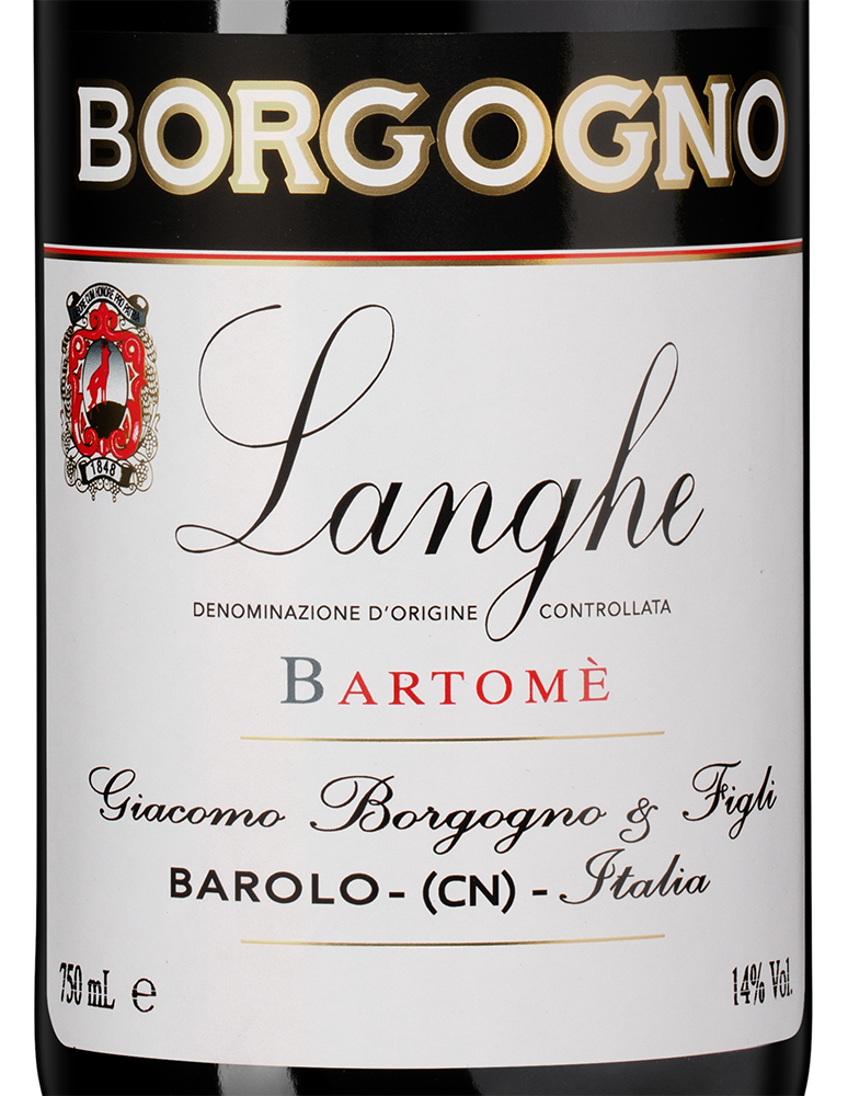 Вино Langhe Nebbiolo Bartome, Borgogno, 2022, (148085), Италия, Пьемонт, красное, сухое, 0.75 л, Ланге Неббиоло Бартоме, цена 9990 рублей