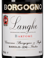 Вино Langhe Nebbiolo Bartome, (148085), красное сухое, 2022, 0.75 л, Ланге Неббиоло Бартоме цена 8990 рублей