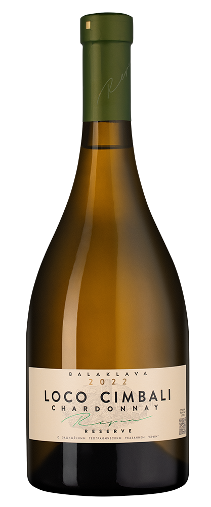 Вино Loco Cimbali Chardonnay, 2022, (160232), Россия, Крым, белое, сухое, 0.75 л, Локо Чимбали Шардоне, цена 2690 рублей