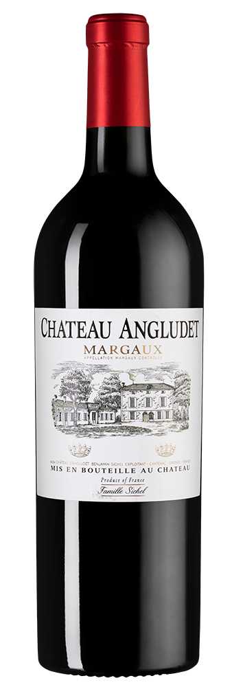 Вино Chateau Angludet (Margaux), 2021, (141522), Франция, Бордо, красное, сухое, 0.75 л, Шато д'Англюде, цена 11490 рублей