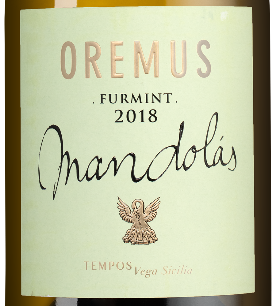 Вино Tokaji Mandolas, Oremus, 2018, (135865), Венгрия, Токай, белое, сухое, 0.75 л, Токай Мандолаш, цена 3493 рублей