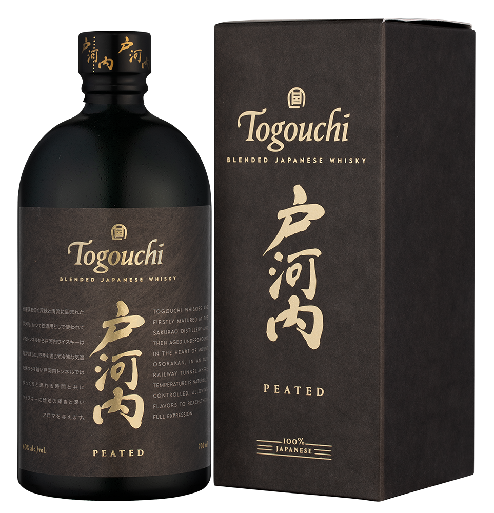 Виски Togouchi Peated в подарочной упаковке, (147139), Япония, Сакурао, 0.7 л, Тогоучи Питед, цена 13490 рублей