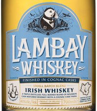 Виски Lambay Small Batch Blend Irish Whiskey, (147661), Купажированный, Ирландия, 0.7 л, Ламбей Смол Бэтч Бленд цена 5990 рублей
