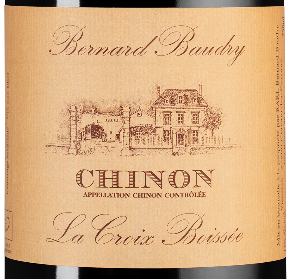 Вино Chinon La Croix Boissee, Domaine Bernard Baudry, 2021, (155263), Франция, Долина Луары, красное, сухое, 0.75 л, Шинон Ла Круа Буасе, цена 11490 рублей