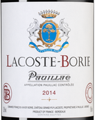 Вино к оленине Lacoste-Borie