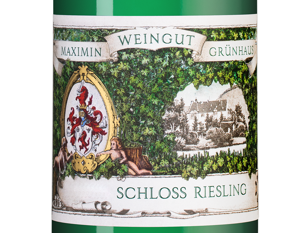 Вино Schloss Riesling, Maximin Grunhaus, 2023, (151664), Германия, Мозель, белое, полусухое, 0.75 л, Шлосс Рислинг, цена 5490 рублей