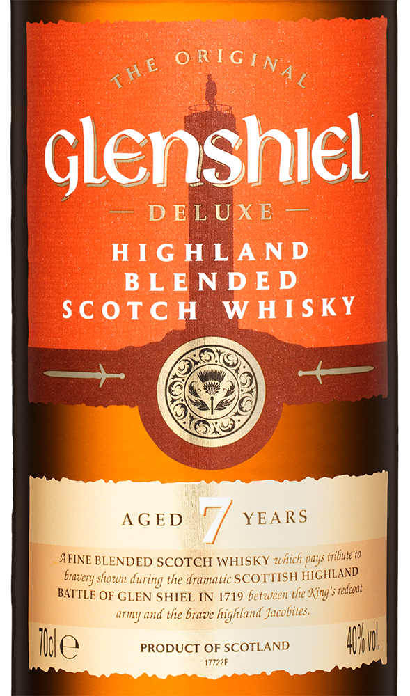 Виски Glenshiel Aged 7 Years, (155216), Соединенное Королевство, Хайленд, 0.7 л, Гленшил Блендед Скотч Виски Эйджид 7 Еарс, цена 2618 рублей