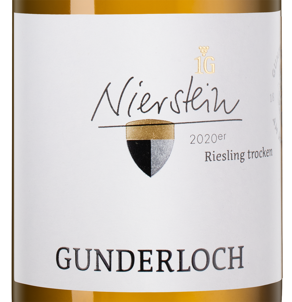 Вино Nierstein Riesling, Gunderloch, 2020, (132353), Германия, Рейнгессен, белое, сухое, 0.75 л, Рислинг Нирштайн, цена 6990 рублей
