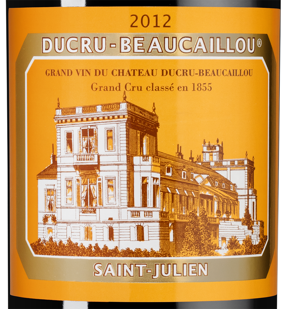 Вино Chateau Ducru-Beaucaillou (Saint-Julien), 2012, (148536), Франция, Бордо, красное, сухое, 0.75 л, Шато Дюкрю-Бокайю, цена 69990 рублей