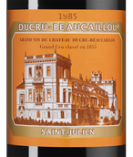 Вино 1985 года урожая Chateau Ducru-Beaucaillou
