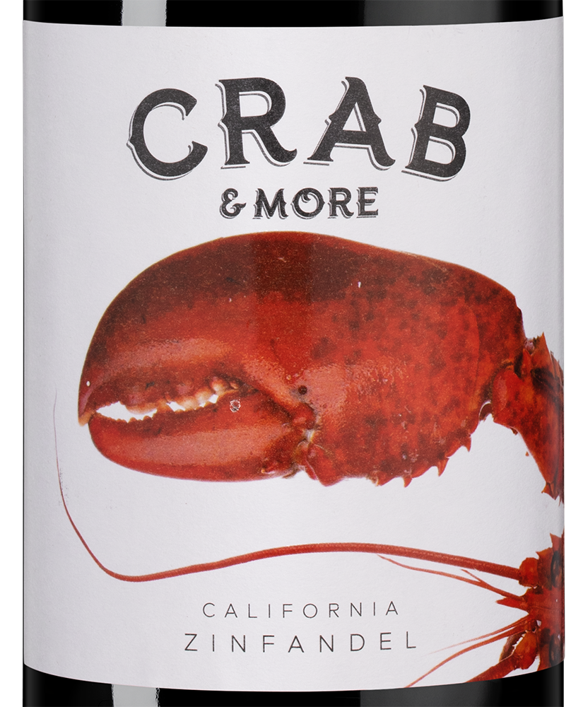 Вино Crab & More Zinfandel, Bronco Wine Company, (155253), Соединенные Штаты Америки, Калифорния, красное, полусухое, 0.75 л, Краб энд Мо Зинфандель, цена 1990 рублей