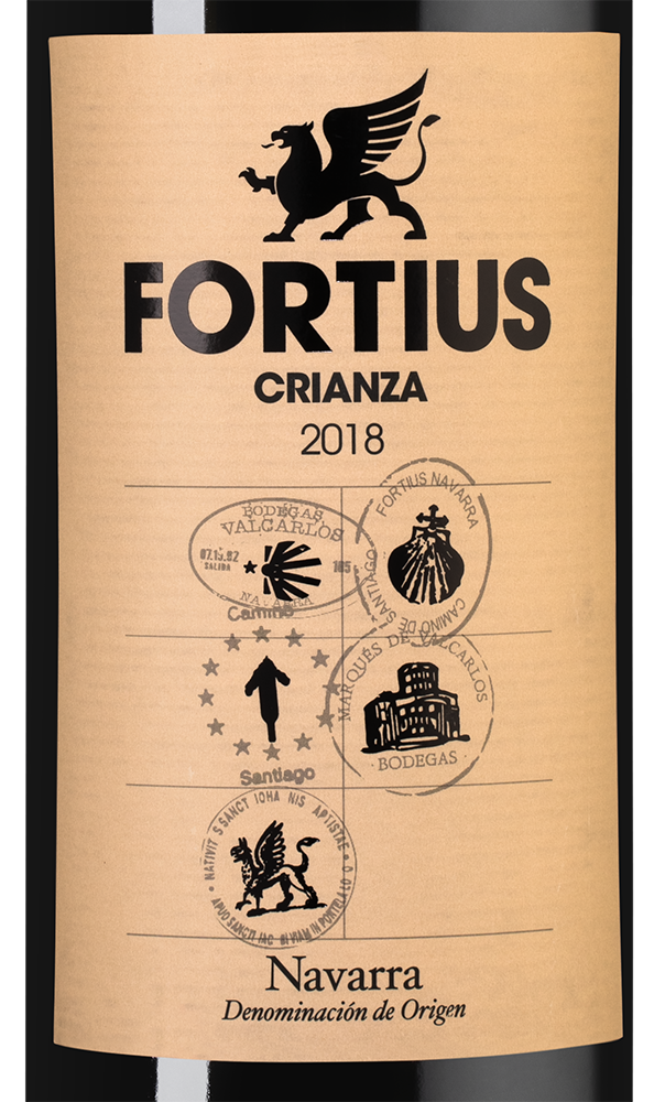 Вино Fortius Crianza, 2018, (128117), Испания, Наварра, красное, сухое, 0.75 л, Фортиус Крианса, цена 1490 рублей