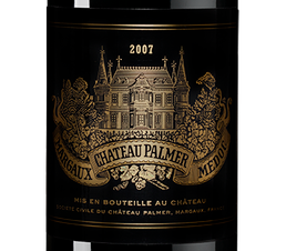 Вино Chateau Palmer, (136039), красное сухое, 2007 г., 0.75 л, Шато Пальмер цена 62490 рублей