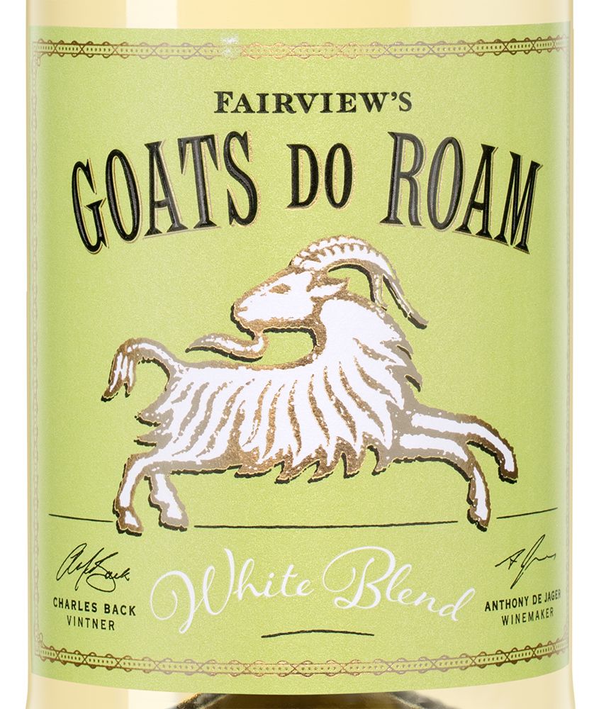 Вино Goats do Roam White, Fairview, 2021, (135842), Южная Африка, Вестерн Кейп, белое, сухое, 0.75 л, Гоутс ду Роум Уайт, цена 2490 рублей