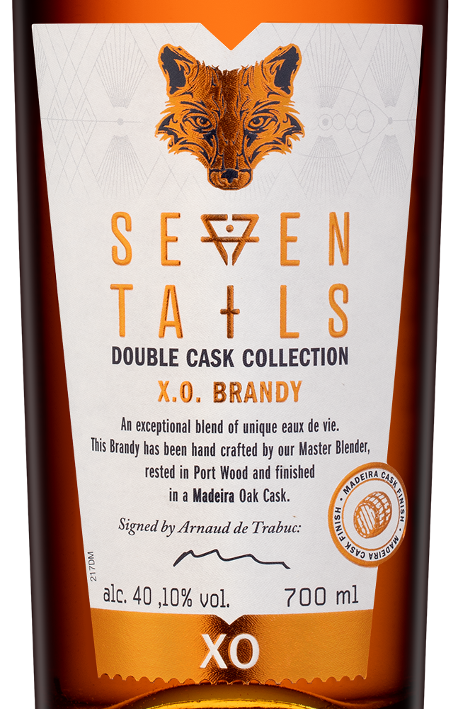 Бренди Seven Tails Madeira Cask, (140862), Франция, 0.7 л, Севен Тейлз Мадейра Каск Финиш, цена 7693 рублей