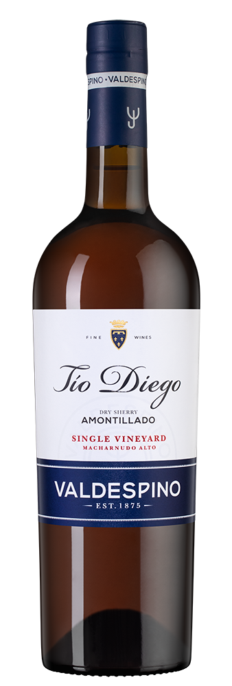Херес Amontillado Tio Diego, Valdespino, (132788), Испания, Андалусия, 0.75 л, Амонтийадо Тио Диего, цена 5490 рублей