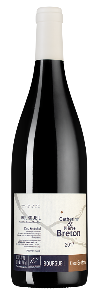 Вино Clos Senechal , Catherine & Pierre Breton, 2017, (127331), Франция, Долина Луары, красное, сухое, 0.75 л, Кло Сенешаль, цена 9990 рублей