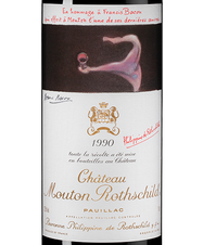 Вино Chateau Mouton Rothschild, (111426), красное сухое, 1990 г., 0.75 л, Шато Мутон Ротшильд цена 206990 рублей