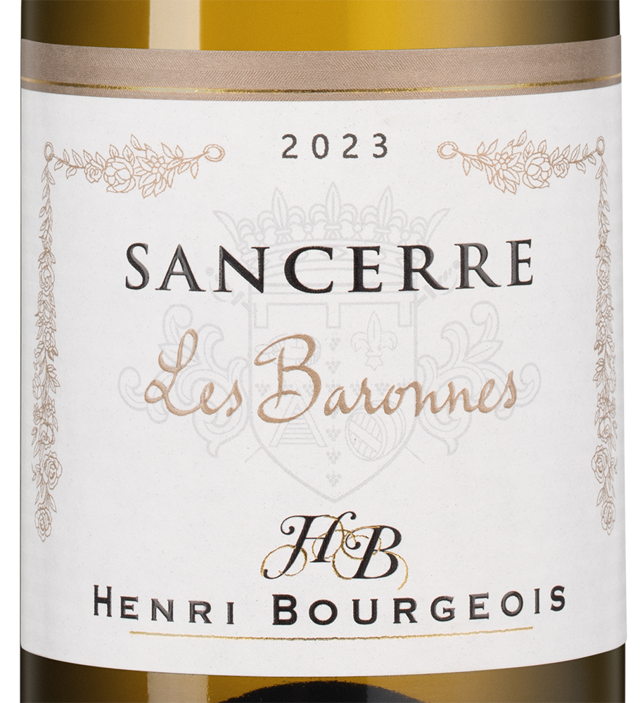 Вино Sancerre Blanc Les Baronnes, Henri Bourgeois, 2023, 0.375л, (153963), Франция, Долина Луары, белое, сухое, 0.375 л, Сансер Блан Ле Барон, цена 4490 рублей