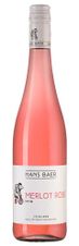 Вино Hans Baer Merlot Rose, (132085), розовое полусухое, 2020 г., 0.75 л, Ханс Баер Мерло Розе цена 1190 рублей