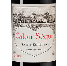 Вино Chateau Calon Segur (Saint-Estephe), (150333), красное сухое, 2009, 0.75 л, Шато Калон Сегюр цена 54990 рублей